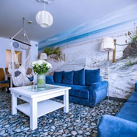 Beach Boho Private Spa Suite 75M - Jacuzzi, Sauna Ir & Sea View Lägenhet Kołobrzeg